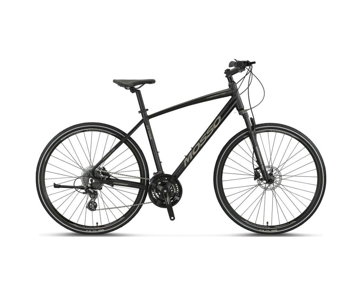 Mosso Legarda Pro 28 Jant Msm X24 46 Kadro Şehir Bisikleti Siyah Antrasit