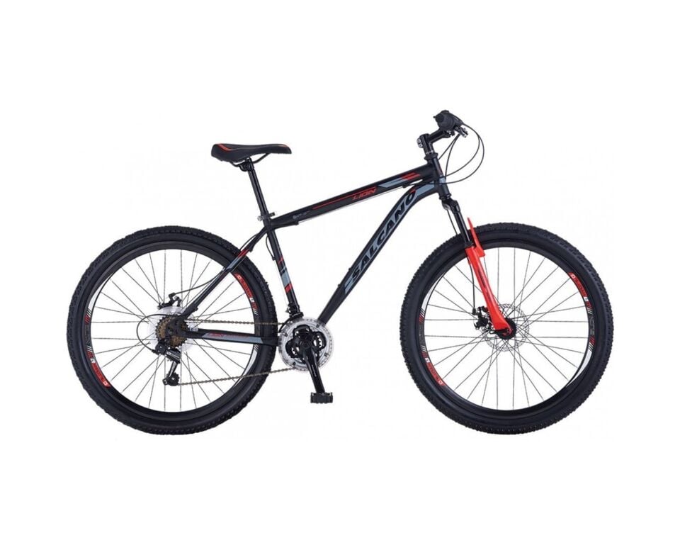 Salcano Lion 26 HD 26'' Jant 18'' Kadro 21 Vites Dağ Bisikleti Kırmızı - Siyah