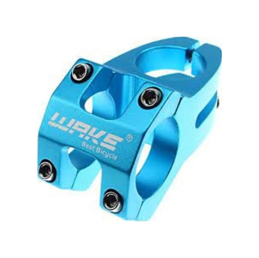 Wake Renkli Bisiklet Kısa Gidon Boğazı 40mm Bisiklet Yedek Parça Aksesuarı Wake Boğaz 001 Mor Mavi